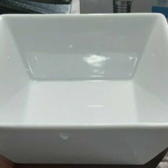 Threshold square porcelain rim bowl 4-Pack - Picture 2 of 4